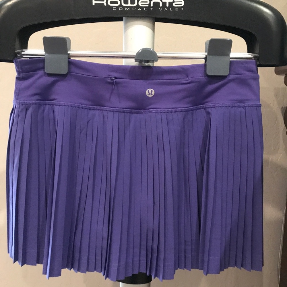 Purple lululemon tennis skirt